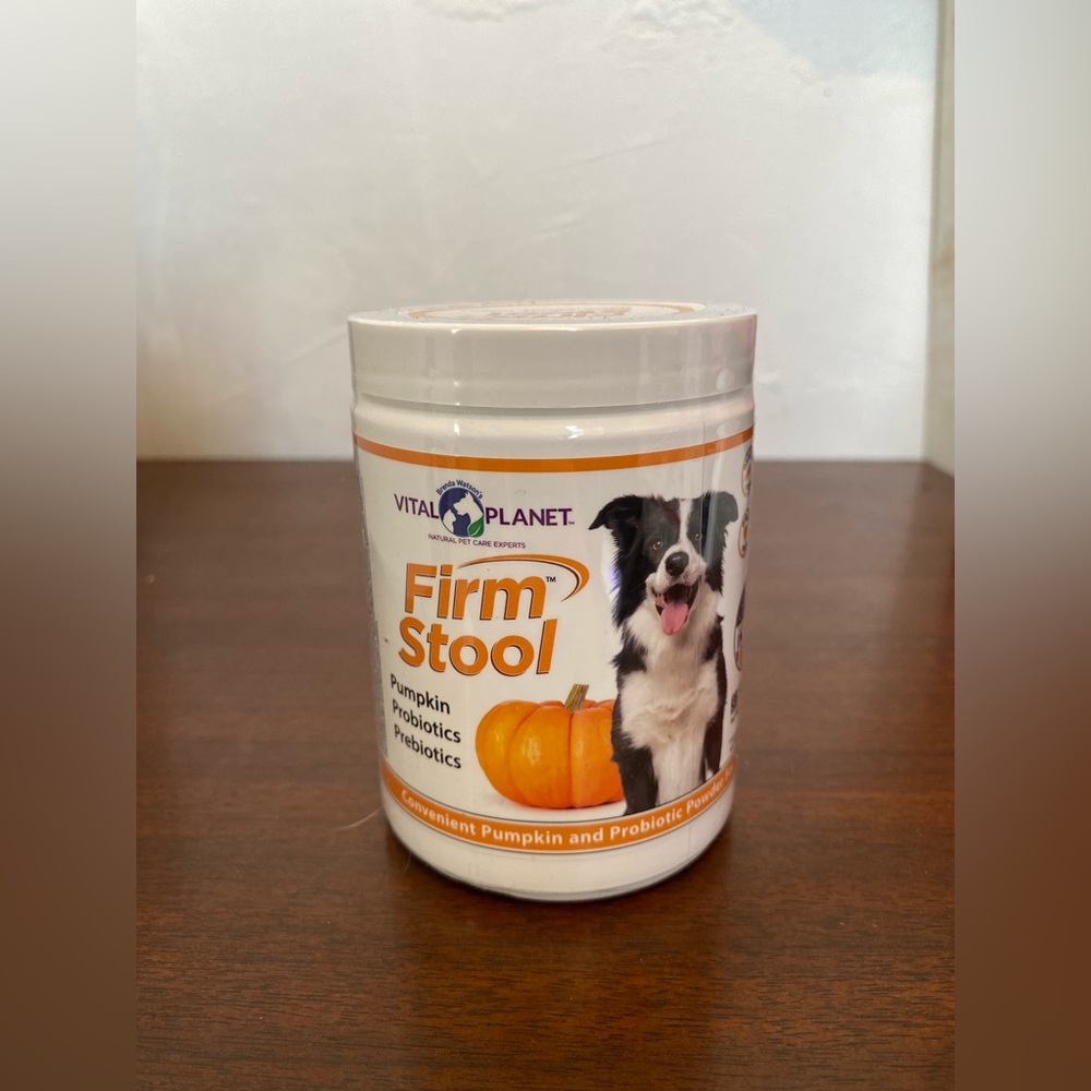 Vital Planet Firm Stool Pumpkin And Probiotic Powder For All Dogs 3.9oz  111g